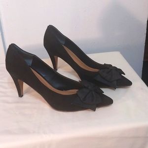 J.Renee Idrese Black suede .